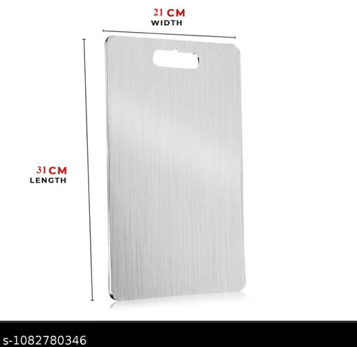 Stainless Steel Cutting Board for Kitchen | Durable, Hygienic & Easy to Clean Chopping Board